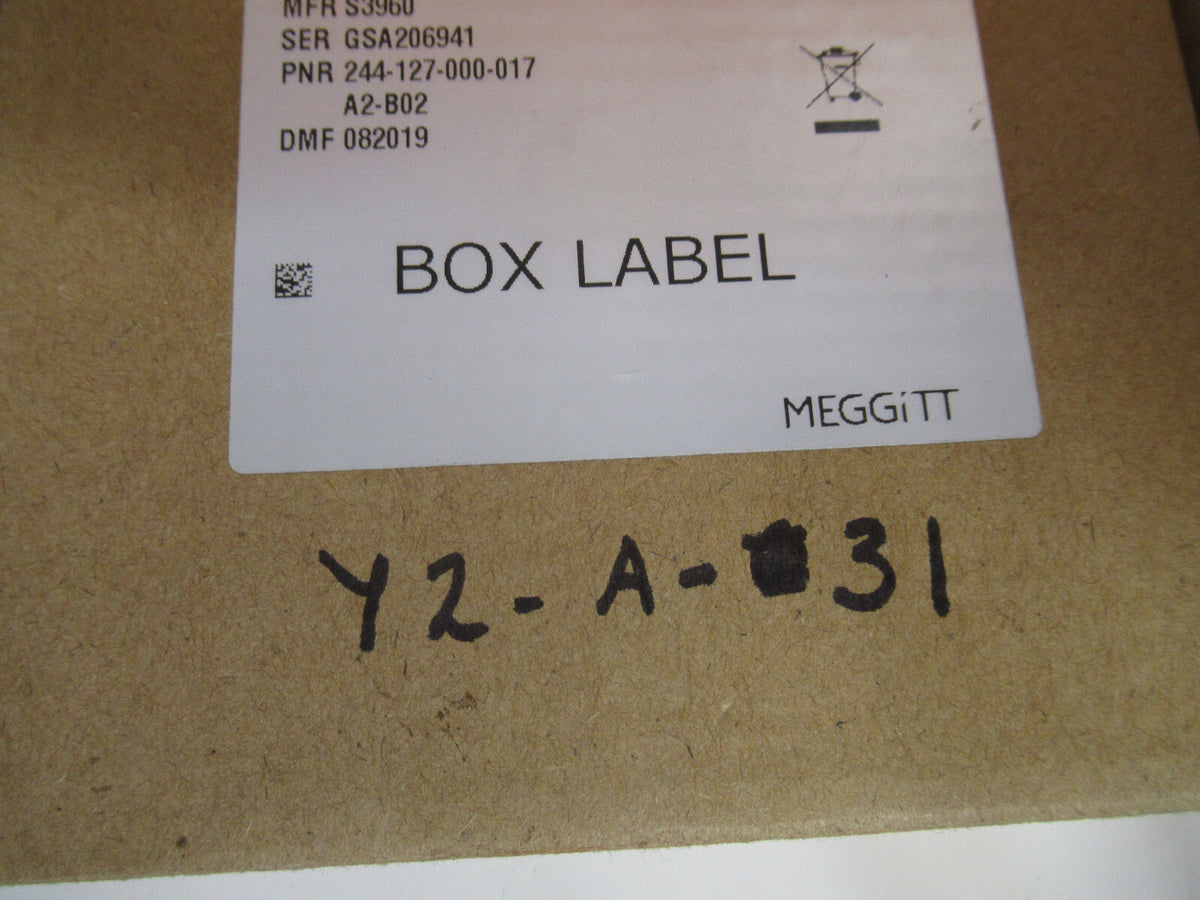 MEGGITT VIBRO-METER GSI 127  244-127-000-017  A2-B02 MODULE for SENSOR Y2-A-31