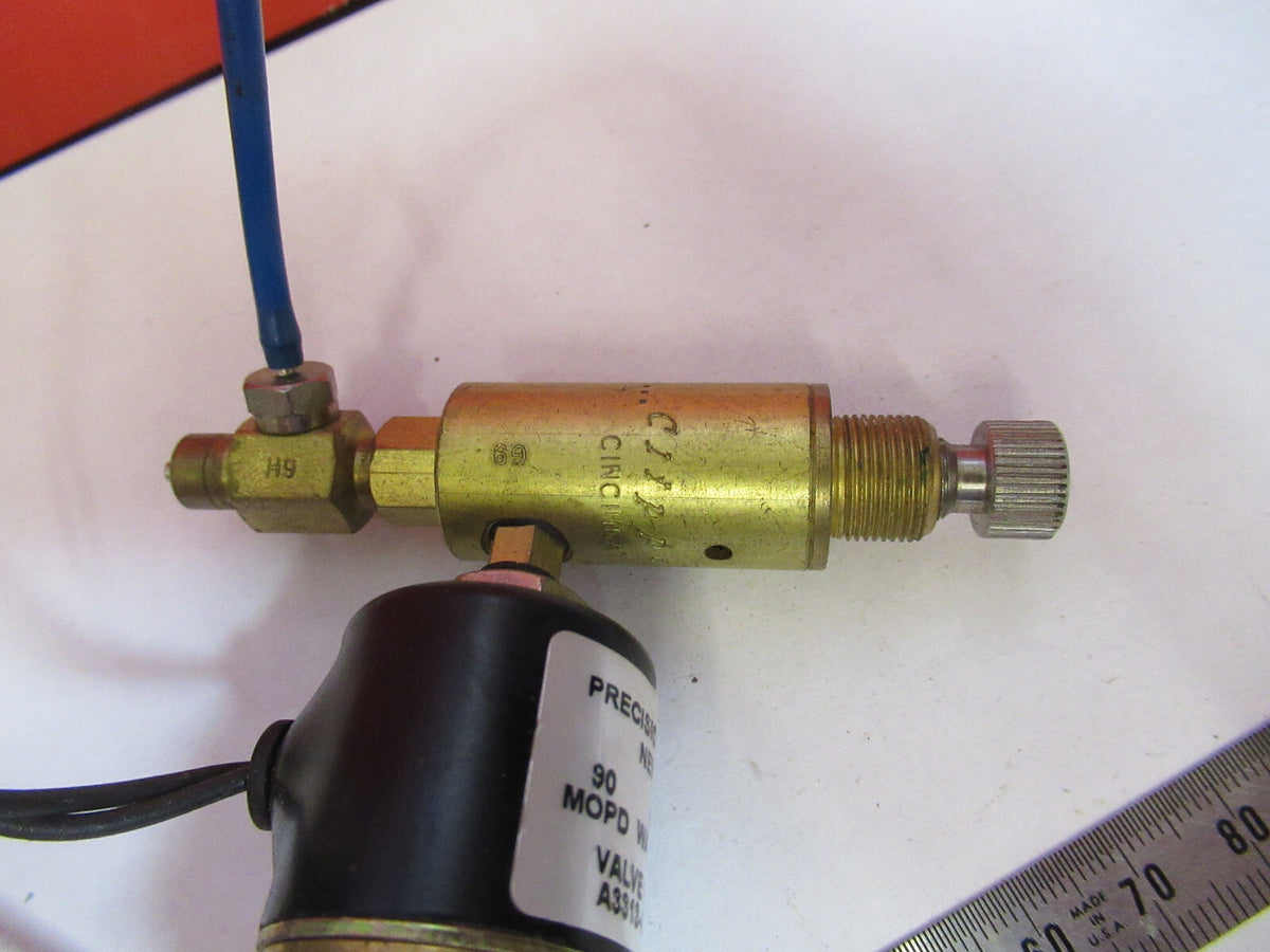 ELECTRIC SOLENOID AIR VALVE PRECISION DYNAMICS CONTROL FLOW AS IS H9-B-26