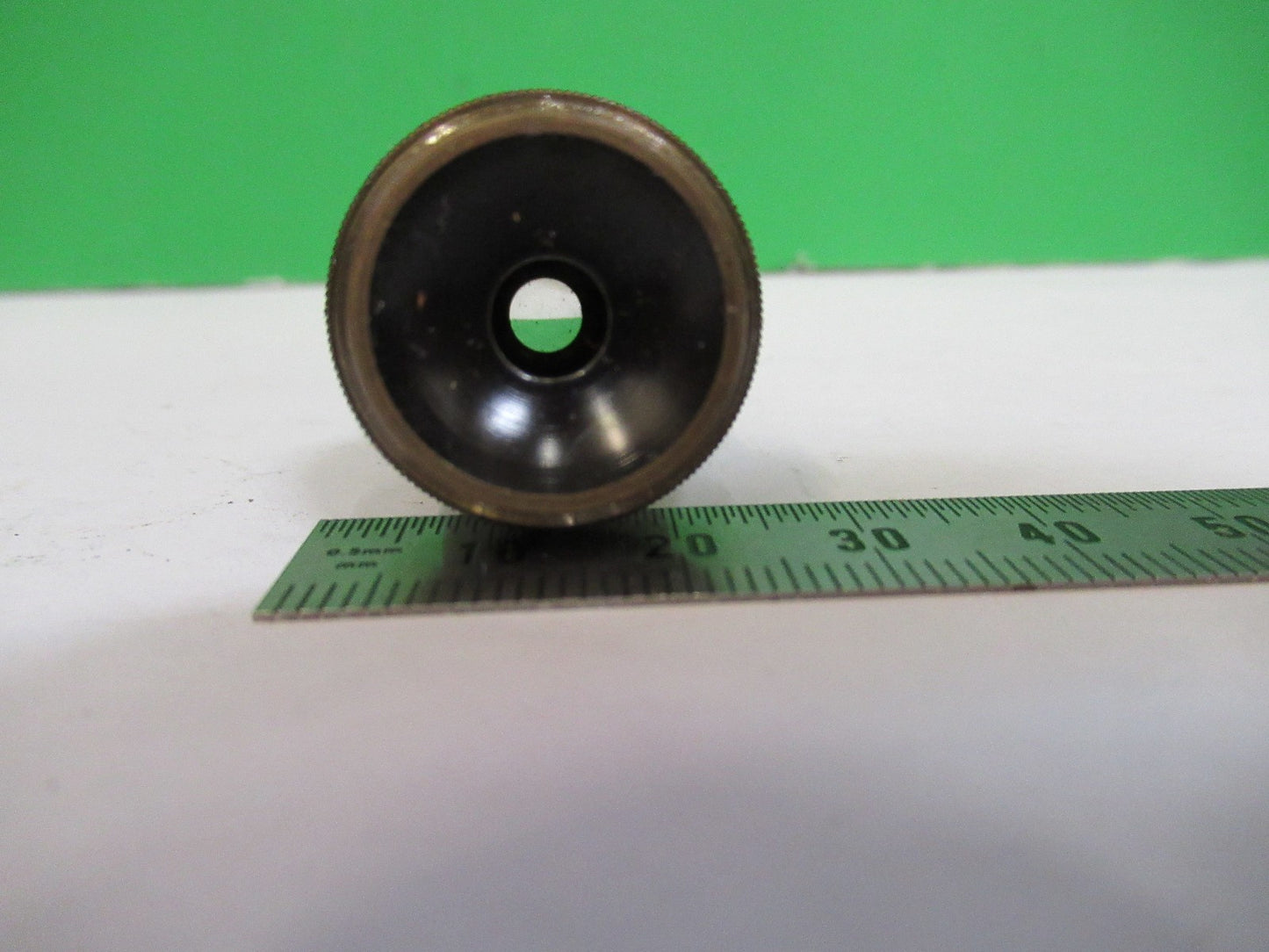 ANTIQUE BRASS SPENCER LENS 44X OBJECTIVE MICROSCOPE PART AS PICTURED V1-A-24