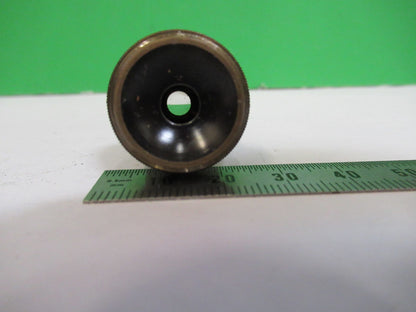 ANTIQUE BRASS SPENCER LENS 44X OBJECTIVE MICROSCOPE PART AS PICTURED V1-A-24
