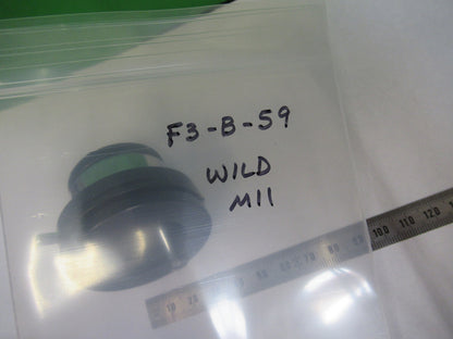 Wild Bino M11 Swiss Condenser + Iris Microscope
