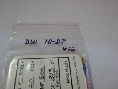 CABLE 10-32  low noise for MEGGITT ENDEVCO ACCELEROMETER VIBRATION SENSOR #10-DT