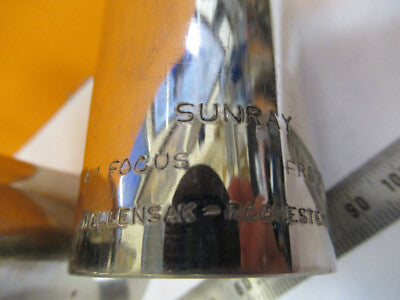 Wollensak 4" Focus Mounted Lens Inspection Microscope Part