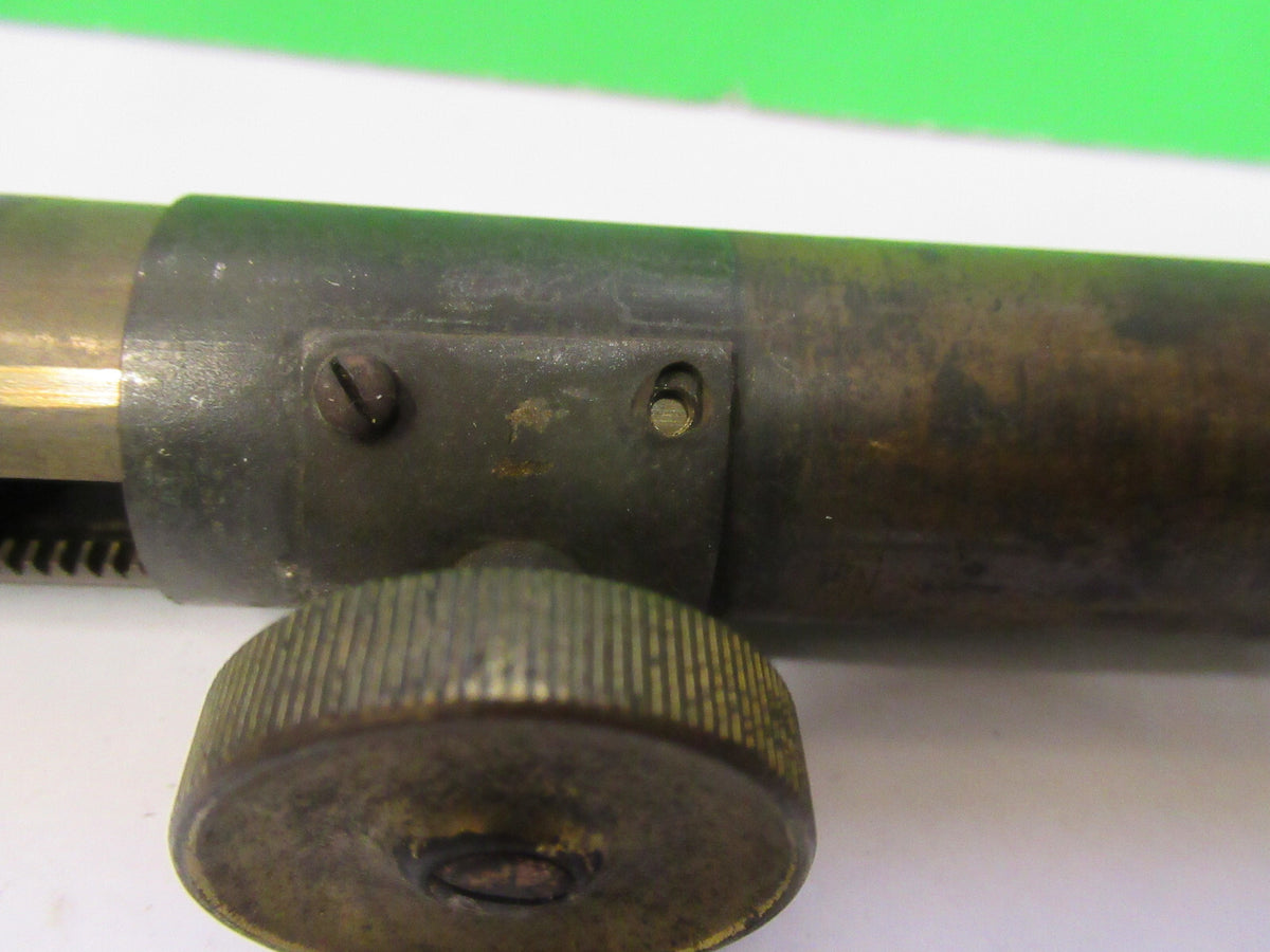 Antique Brass Stage Tubus Unknown Rare Telescope Part