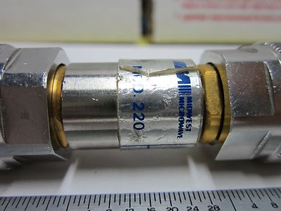 MIDWEST MICROWAVE MODEL 220 18 GHz RF ATTENUATOR FREQUENCY AS IS BIN#51-15
