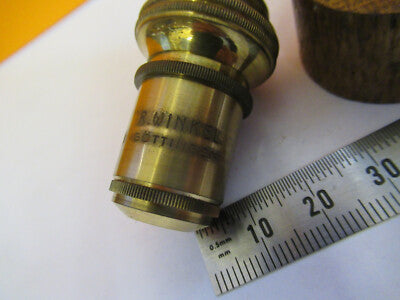 R. Winkel Gottingen Germany Objective Apo 14mm Lens Microscope Part