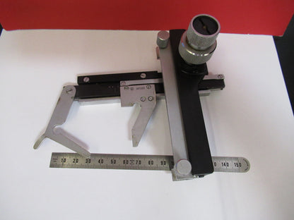 Ernst Leitz Wetzlar Germany Xy Stage Clips Microscope Part