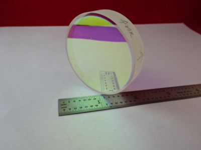 OPTICAL COATED FILTER MIRROR FLAT OPTICS AS IS #89-78
