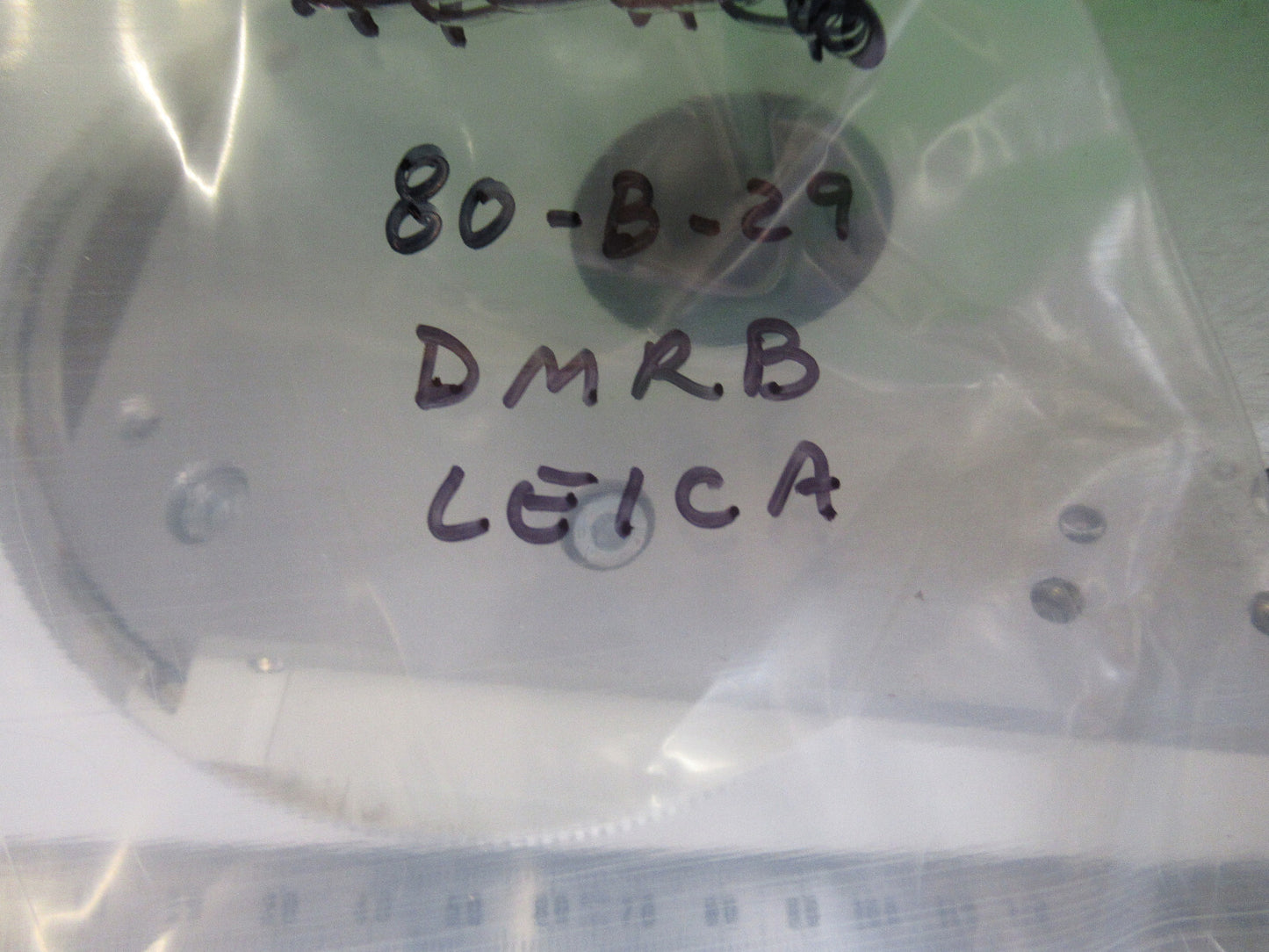 LEICA GERMANY DMRB SEVEN POSITION NOSEPIECE MICROSCOPE PART AS PICTURED 80-B-29