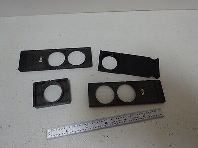 FOR PARTS MICROSCOPE EMPTY SLIDES FRAMES NIKON LEITZ for OPTICS AS IS BN#M8-C-08