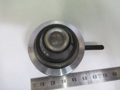 ANTIQUE SPENCER AO CONDENSER + IRIS OPTICS MICROSCOPE PART AS PICTURED V1-A-06