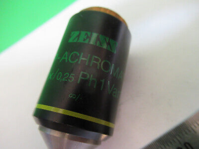 ZEISS ACHROMAT 10X PH1 INFINITY OBJECTIVE MICROSCOPE PART AS PICTURED &Q9-A-124