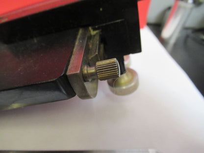 BAUSCH LOMB XY STAGE TABLE CLIPS OPTICS MICROSCOPE PART AS PICTURED T9-A-35