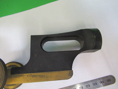 ANTIQUE BAUSCH LOMB OLD STAGE FRAME LIMB MICROSCOPE PART AS PICTURED F3-B-70