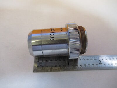 LEITZ WEZTLAR OBJECTIVE PL 8X INFINITY OPTICS MICROSCOPE PART AS PIC &H8-C-19