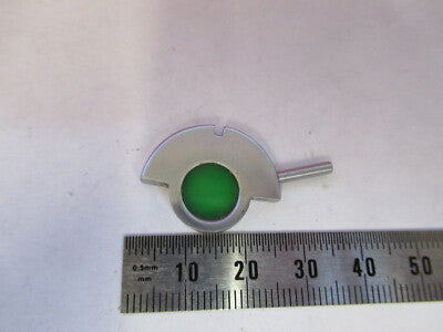 Optical Glass Mounted Green Filter Microscope Part Optics