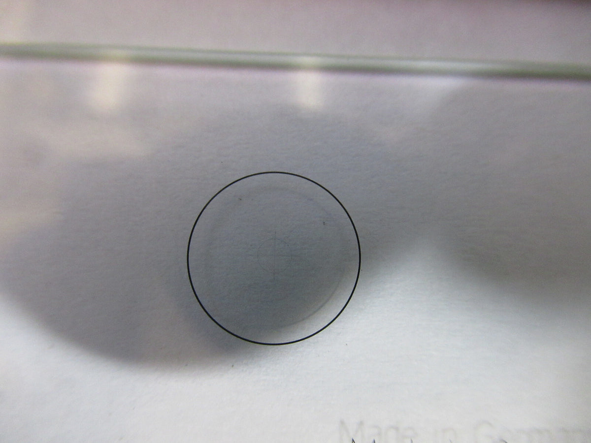 Carl Zeiss AG Germany Crosshair Reticle Lens Microscope Part