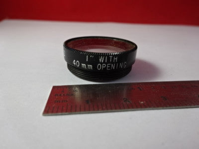LENS UNKNOWN 71 SOUND 40mm OPENING LENS ?? AS IS #91-38