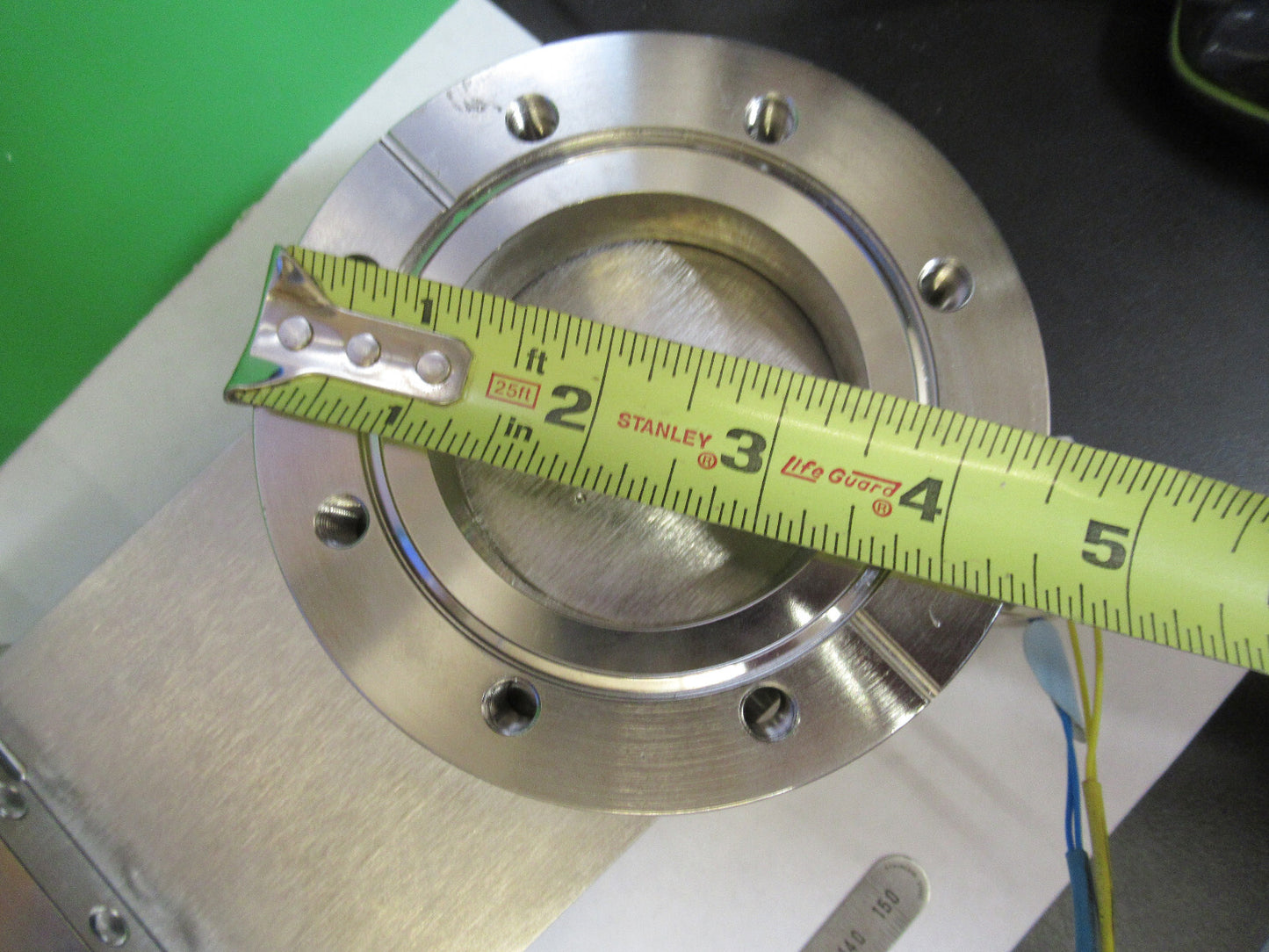 NOR-CAL HIGH VACUUM VALVE GVMP-2502-CF  HEAVY STAINLESS STEEL AS PICTURE W1-B-18