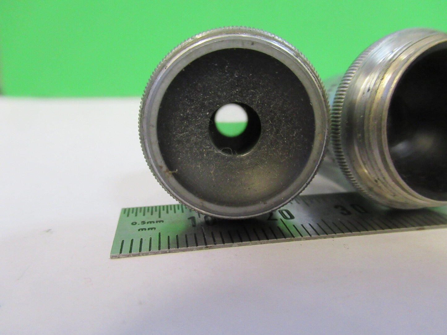 LOT OBJECTIVES BAUSCH LOMB SPENCER MICROSCOPE PART AS PICTURED Q7-B-39