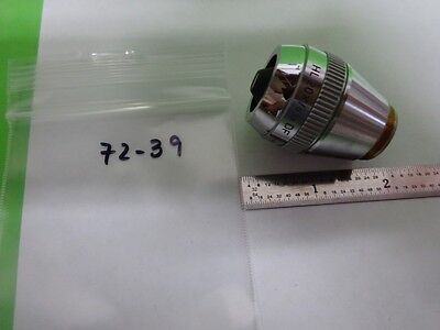 MIKROSKOPTEIL OBJEKTIV LEITZ GERMANY HL 20X DF OPTICS AS IS BIN#72-39