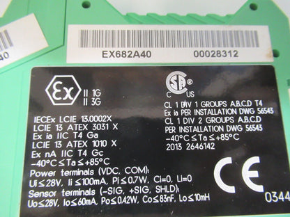 PCB PIEZOTRONICS IMI DIFFERENTIAL AMPLIFIER EX682A40 for ACCELEROMETER Q7-A-03