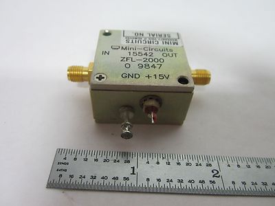 MINI CIRCUITS RF AMPLIFIER FREQUENCY ZFL-2000 BIN#K1-13
