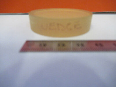 OPTICAL ZERODUR FLAT WEDGE OPTICS AS PICTURED #82-A-05