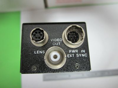 MICROSCOPE INSPECTION VIDEO CAMERA CCD PULNIX TM-745 OPTICS AS IS BIN#N5-03