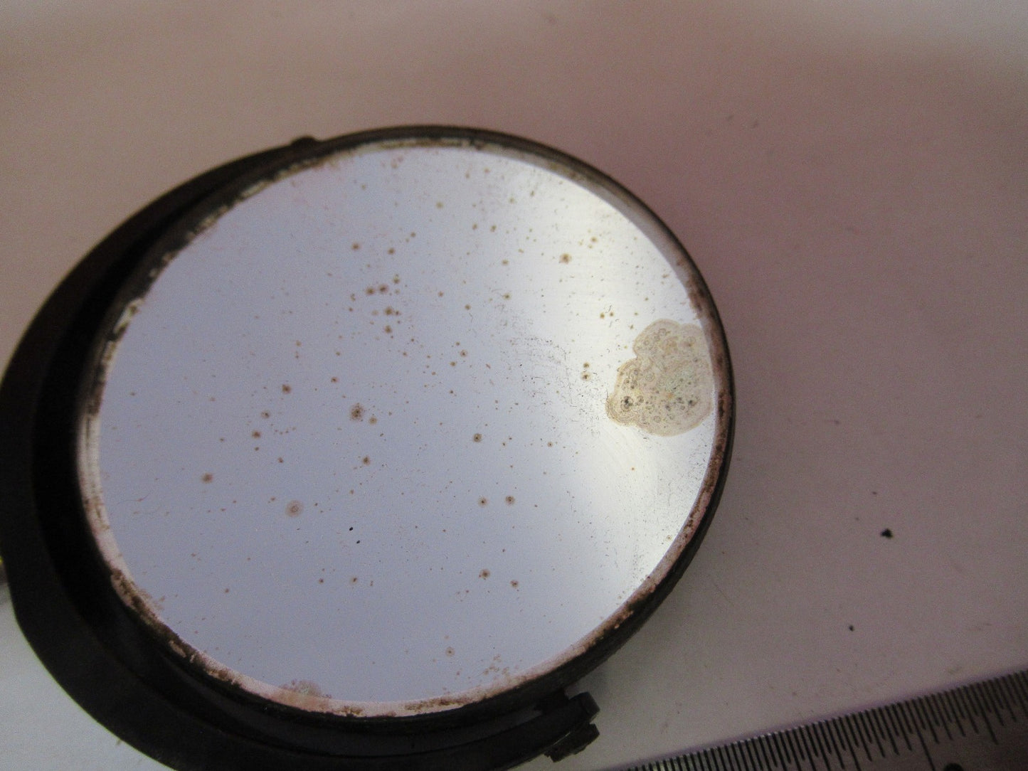 ANTIQUE LEITZ WETZLAR GERMANY MIRROR ASSEMBLY MICROSCOPE PART AS PICTURE V7-A-30