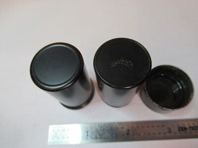 Lot Antique Brass Objective Can Mismatched Microscope Parts