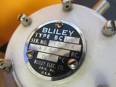 BLILEY ELECTRIC BC46  RARE QUARTZ CRYSTAL FREQUENCY CONTROL AS PIC #FT-1-B-16