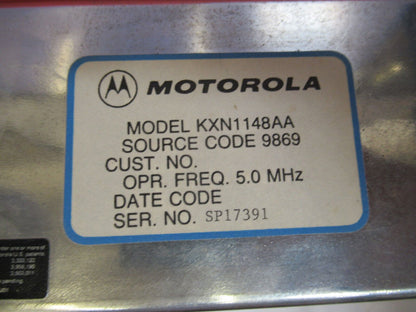MOTOROLA FREQUENCY QUARTZ PRECISION OSCILLATOR 5 MHz AS PICTURED &81-B-03