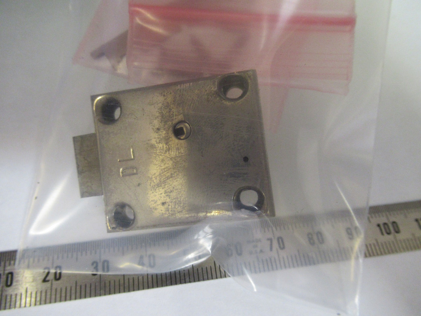 ANTIQUE SPENCER AO  LOCK + KEY  MICROSCOPE PART AS PICTURED Y3-B-19