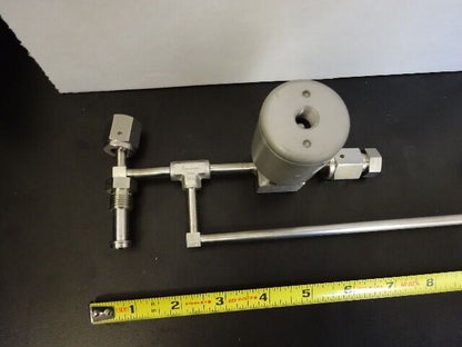 FOR PARTS SWAGELOK ASSEMBLY VALVE marked bad FITTINGS OK SOLD AS IS #TB-3