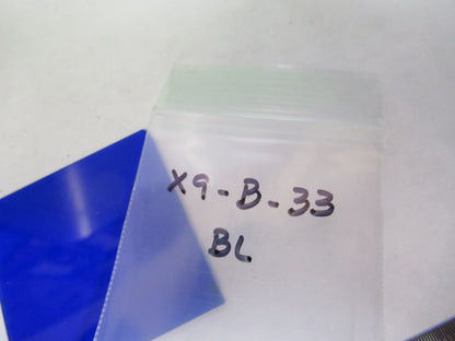 BAUSCH LOMB BLUE GLASS FILTER for LAMP MICROSCOPE PART AS PICTURED X9-B-33