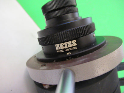 ZEISS GERMANY 465265 CONDENSER  MICROSCOPE PART AS PICTURED S7-A-04