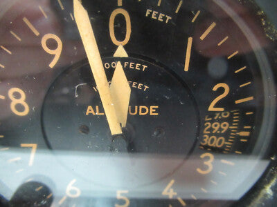 FOR PARTS ALTIMETER ALT KOLLSMAN 919-012020 AIRCRAFT TRAINER AS PICTURED C1-A-21
