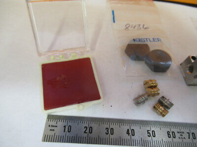 KISTLER SWISS LOT ACCESSORIES  for ACCELEROMETER TESTING AS PIC &F1-A-74