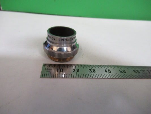 Bausch Objective 40mm Lens Strain Free Pol Polarization Microscope Part