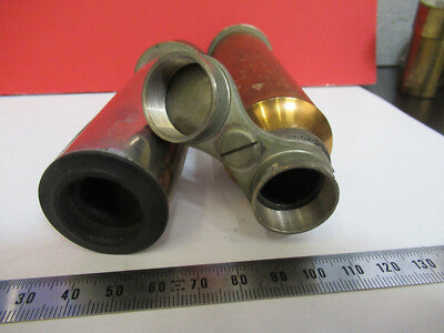 Antique Bausch & Lomb Brass Tubus Ext nosepiece Microscope Part AS Pic
