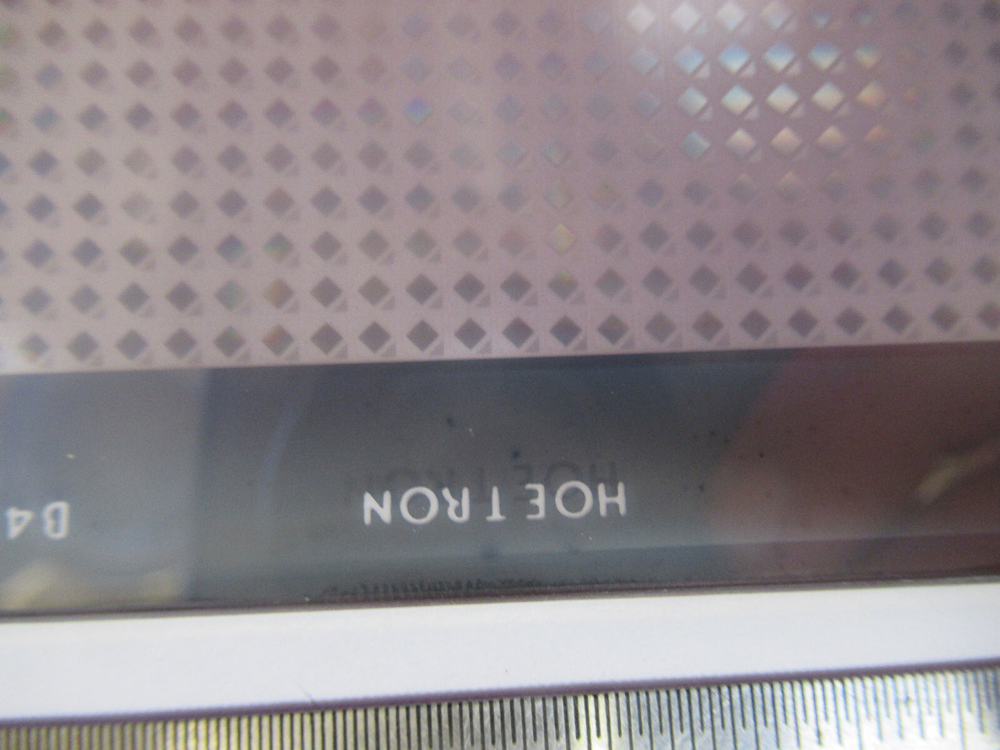 HOETRON MASK PHOTOLITHOGRAPHY VINTAGE COMPONENTS AS PICTURED T1-A-04