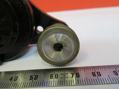 ANTIKER BAUSCH LOMB OPTICS KONDENSOR + IRIS-MIKROSKOPTEIL WIE ABGEBILDET F6-B-109