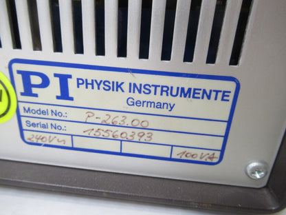 PHYSIK INSTRUMENTE P-263 PIEZO HIGH VOLTAGE GERMAN POWER SUPPLY AS PICTURED TD-4