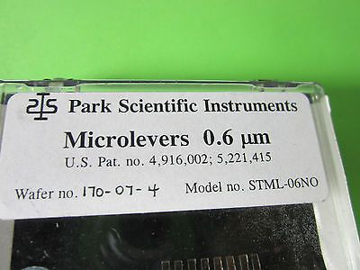 OPTISCHE MICROLEVERS 0,6 MIKRON UM PARK SCIENTIFIC LASER OPTICS BIN#B5-12