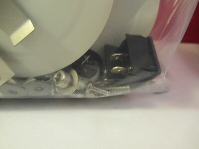 LEICA LEITZ DMRB LOT SCREWS CAPS ETC OPTICS MICROSCOPE PART AS PICTURED #10-A-92