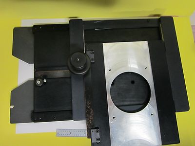 MICROSCOPE PART STAGE TABLE for WAFERS OPTICS AS IS BIN#U3