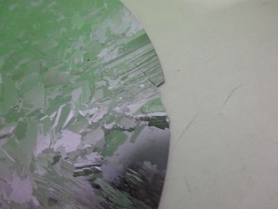 Semiconductor Wafer Silicon with Twining [cracked]
