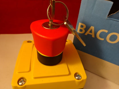 Baco Emergency Electrical Switch + Key LBX11302 Control Made in France
