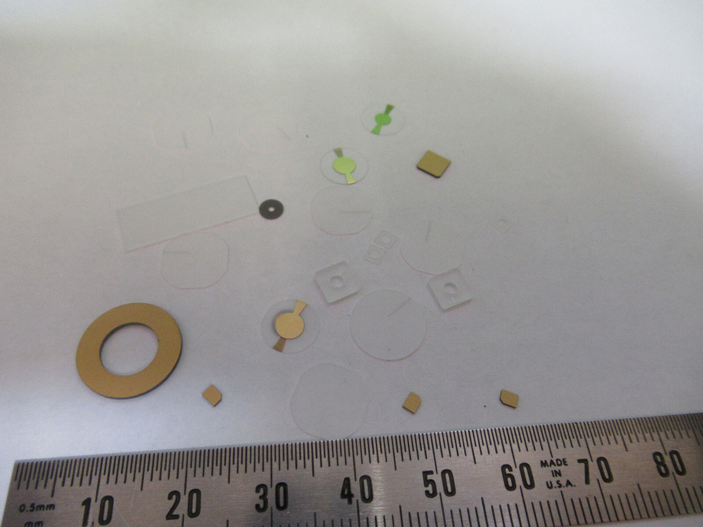 Lot Blanks Piezoelectric Quartz Crystal X-y-cut Gold Coated Piezo Sensor